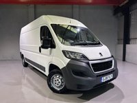 USED 2018 18 PEUGEOT BOXER 2.0 BLUE HDI 335 L3H2 PROFESSIONAL P/V 130 BHP SAT NAV + AIR CON + BLUETOOTH