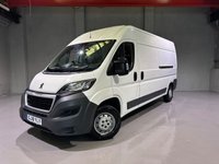 USED 2018 18 PEUGEOT BOXER 2.0 BLUE HDI 335 L3H2 PROFESSIONAL P/V 130 BHP SAT NAV + AIR CON + BLUETOOTH